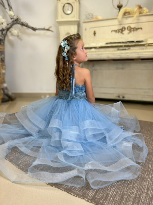 Little Princess Couture Dress with Floral Details — изображение 5