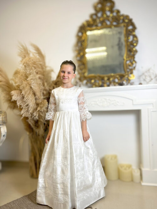 White Communion Gown
